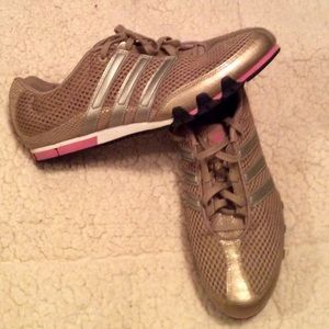 adidas women's rose gold sneakers